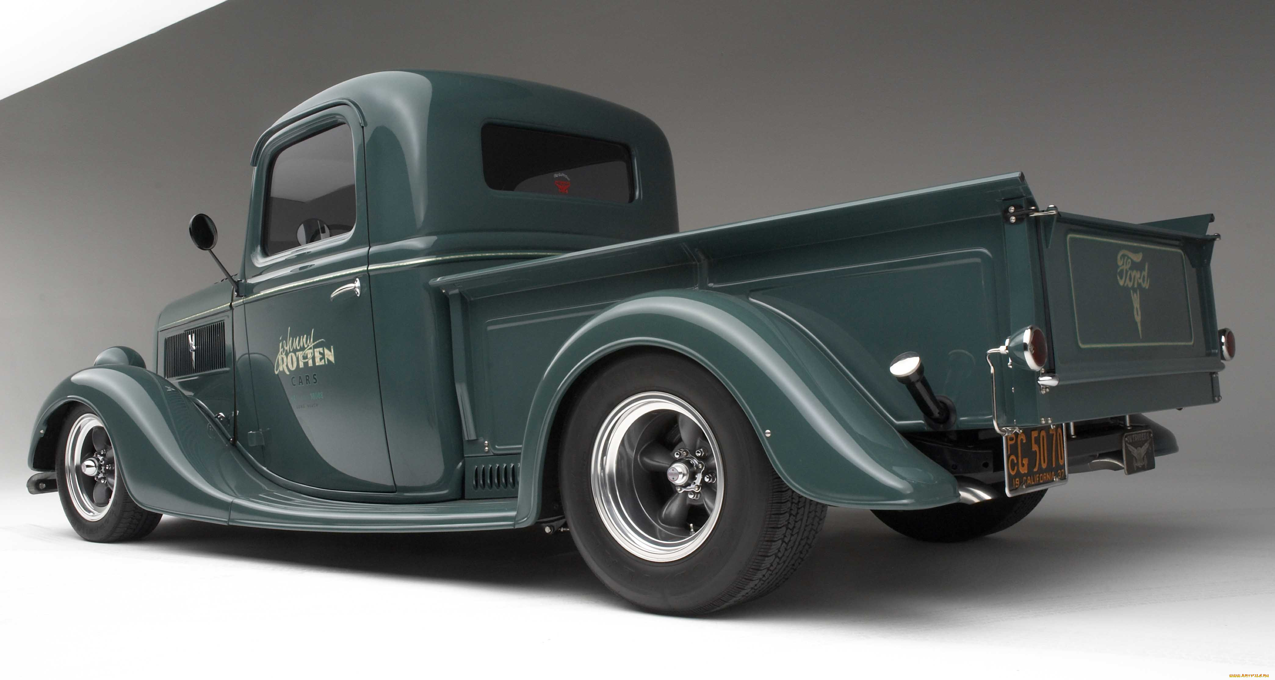 , custom, pick, up, truck